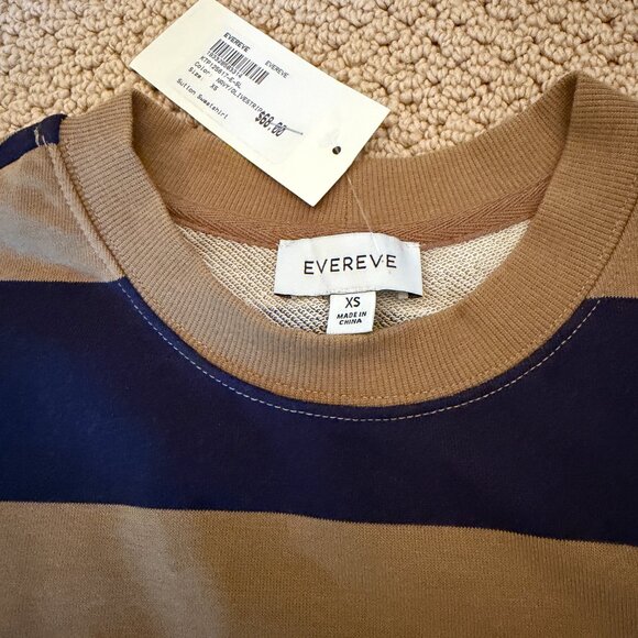 Evereve "Sutton" Striped Sweatshirt - Picture 3 of 5